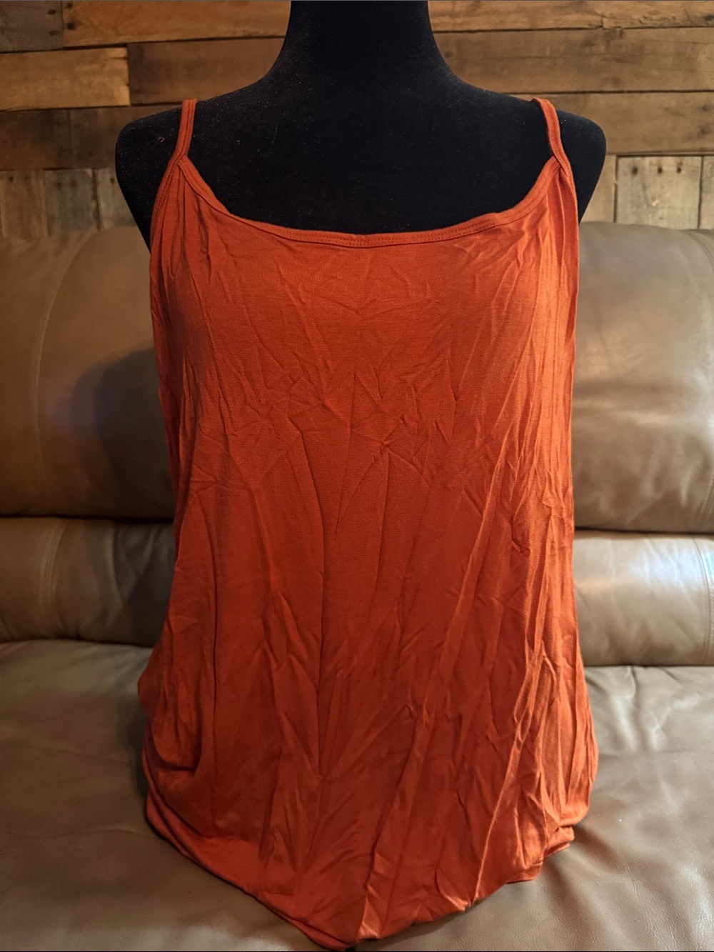 Lane Bryant Rust Orange Spaghetti Strap Camisole